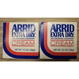 2 Boxes Arrid Extra Dry Anti-Perspirant & Deodorant Cream 1oz Still Moist